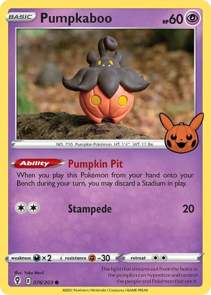 Pumpkaboo, Trick or Trade BOOster Bundle 076/203