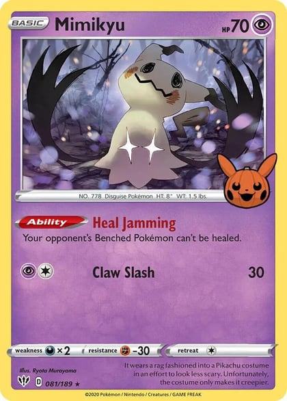 Mimikyu, Trick or Trade BOOster Bundle 081/189