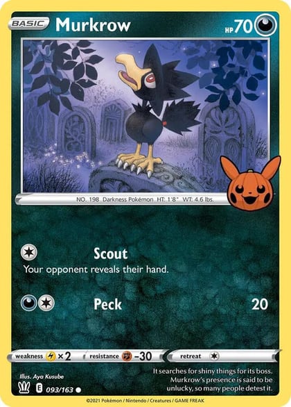 Murkrow, Trick or Trade BOOster Bundle 093/163
