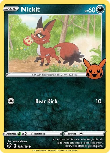 Nickit, Trick or Trade BOOster Bundle 103/189