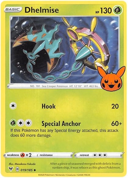 Dhelmise, Trick or Trade BOOster Bundle 2023 019/185