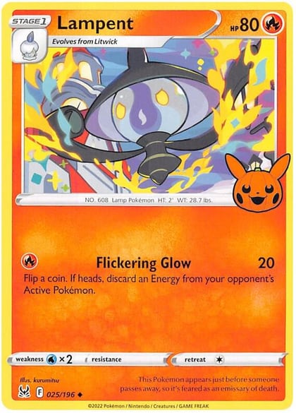 Lampent, Trick or Trade BOOster Bundle 2023 025/196