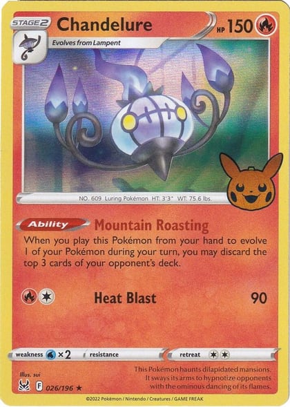 Chandelure, Trick or Trade BOOster Bundle 2023 026/196