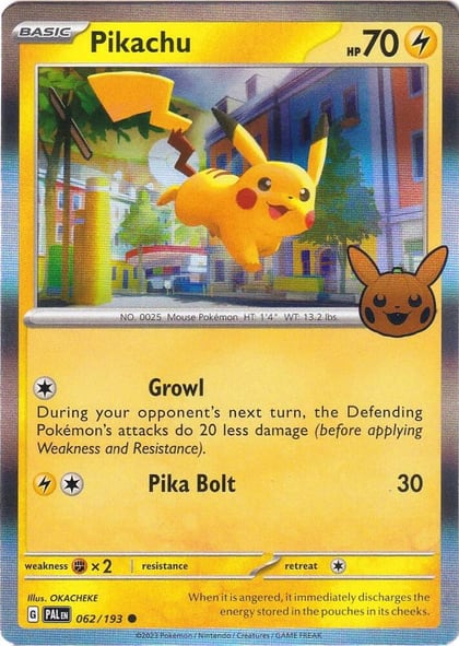 Pikachu, Trick or Trade BOOster Bundle 2023 062/193