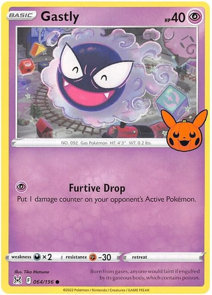 Gastly, Trick or Trade BOOster Bundle 2023 064/196