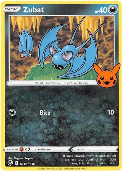 Zubat, Trick or Trade BOOster Bundle 2023 103/195