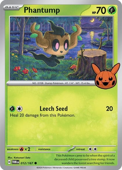 Phantump, Trick or Trade BOOster Bundle 2024 012/167