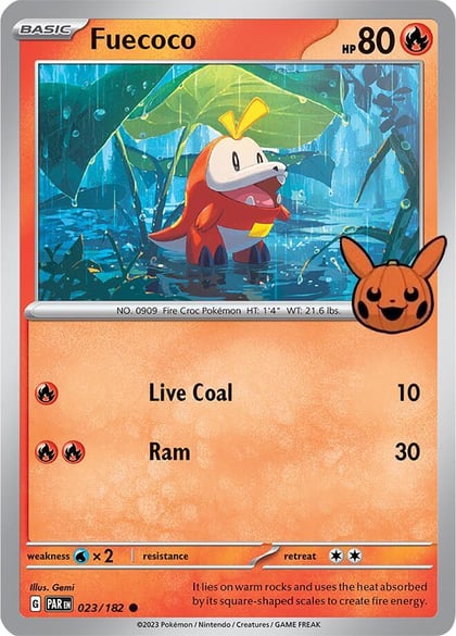 Fuecoco, Trick or Trade BOOster Bundle 2024 023/182