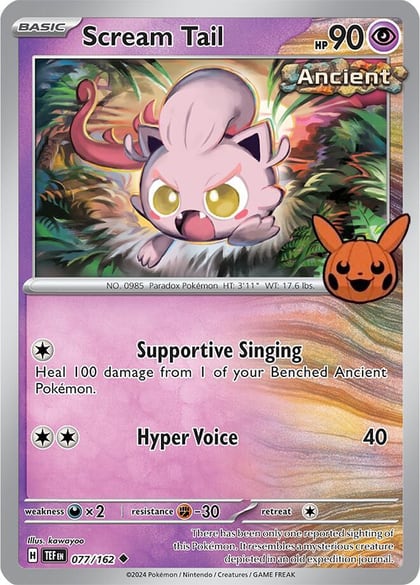Scream Tail, Trick or Trade BOOster Bundle 2024 077/162