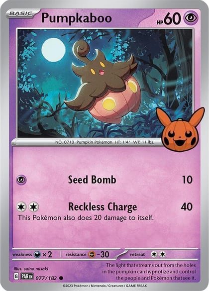 Pumpkaboo, Trick or Trade BOOster Bundle 2024 077/182