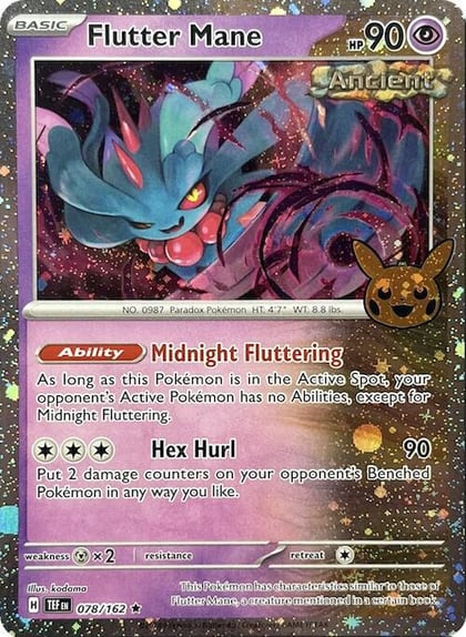 Flutter Mane (Cosmos Holo), Trick or Trade BOOster Bundle 2024 078/162
