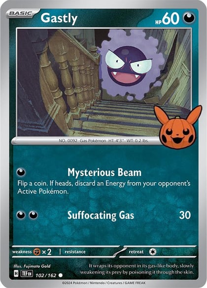Gastly - 102/162, Trick or Trade BOOster Bundle 2024 102/162