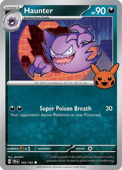 Haunter, Trick or Trade BOOster Bundle 2024 103/162