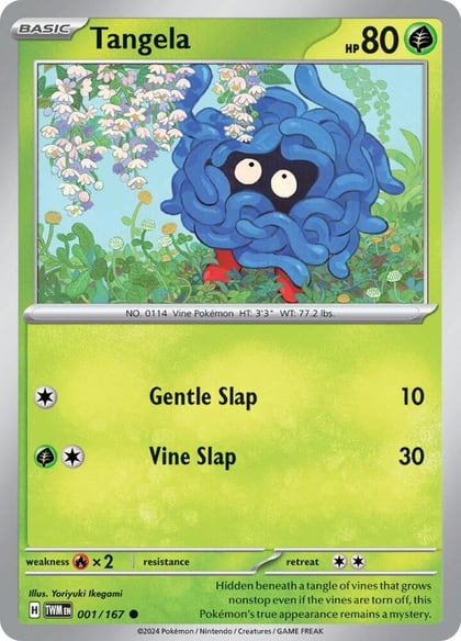 Tangela, SV06: Twilight Masquerade 001/167
