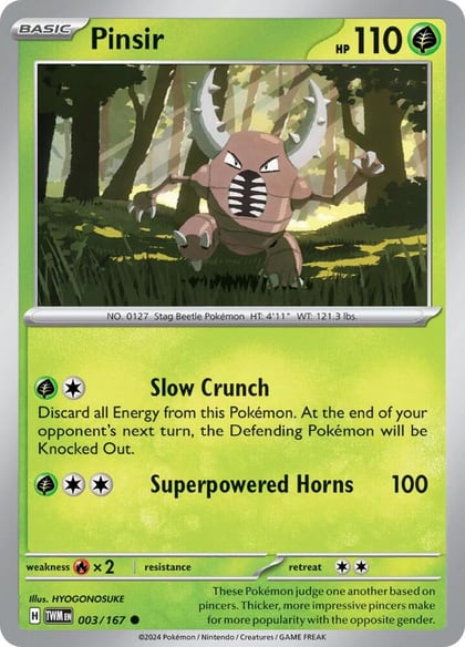 Pinsir - 003/167, SV06: Twilight Masquerade 003/167