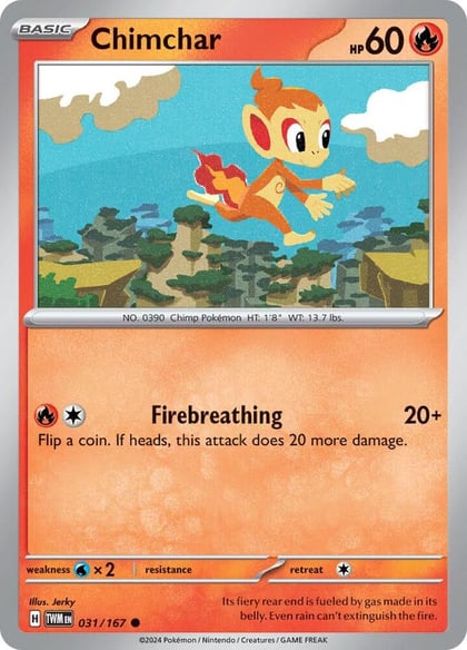 Chimchar, SV06: Twilight Masquerade 031/167