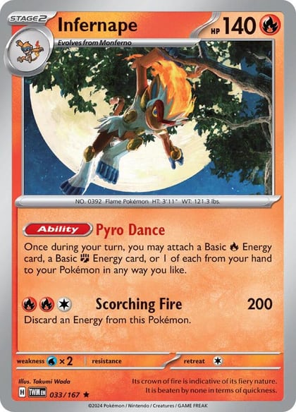 Infernape - 033/167, SV06: Twilight Masquerade 033/167
