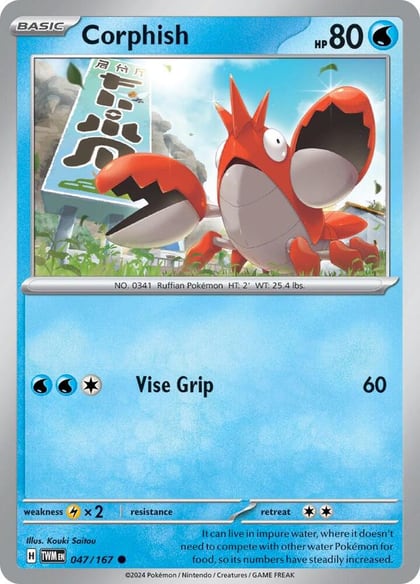 Corphish, SV06: Twilight Masquerade 047/167