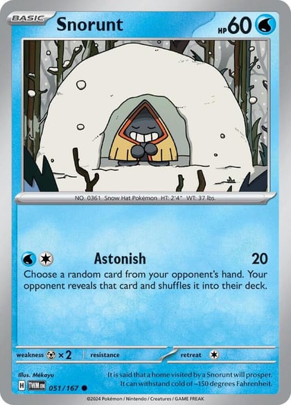Snorunt, SV06: Twilight Masquerade 051/167