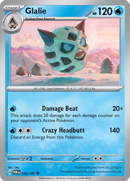 Glalie, SV06: Twilight Masquerade 052/167