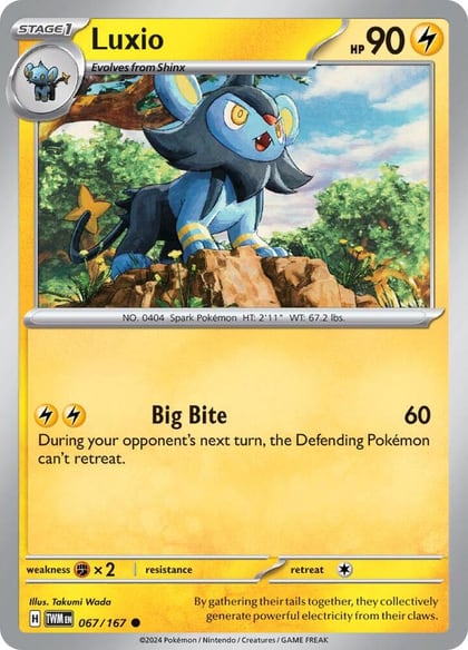 Luxio, SV06: Twilight Masquerade 067/167