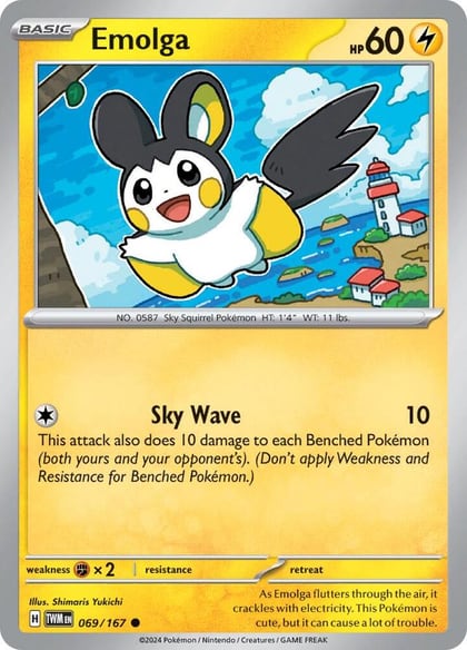 Emolga, SV06: Twilight Masquerade 069/167