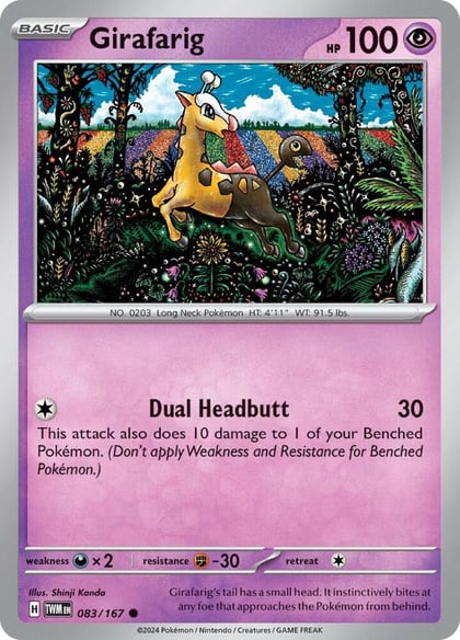 Girafarig, SV06: Twilight Masquerade 083/167