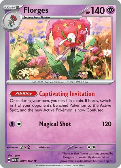 Florges, SV06: Twilight Masquerade 088/167