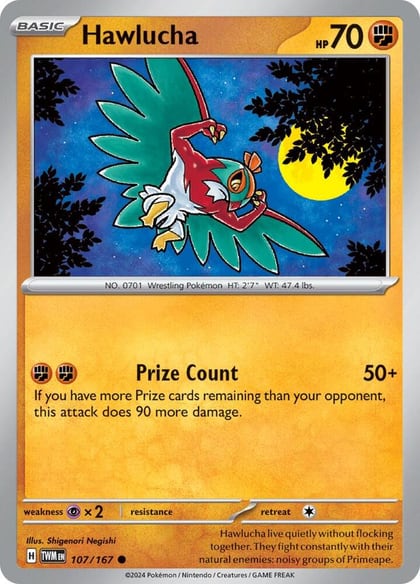 Hawlucha, SV06: Twilight Masquerade 107/167