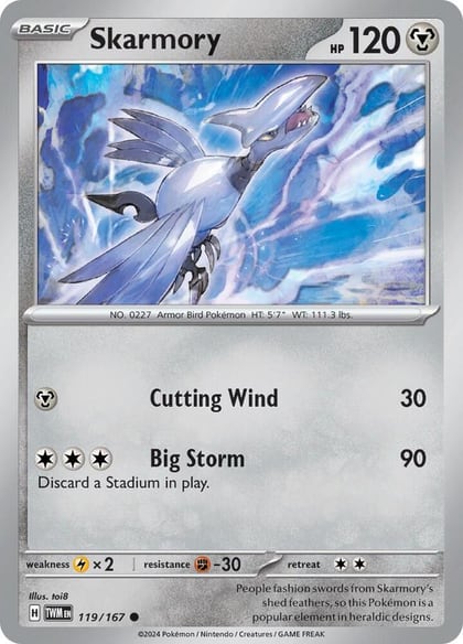 Skarmory, SV06: Twilight Masquerade 119/167