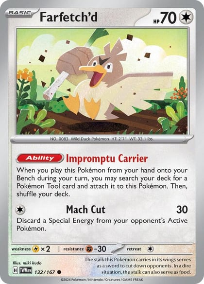Farfetch'd, SV06: Twilight Masquerade 132/167