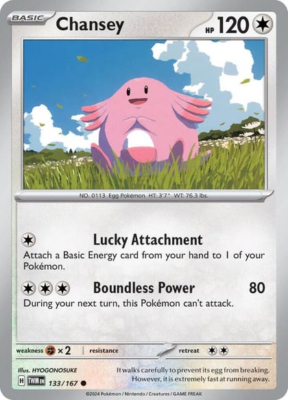 Chansey - 133/167, SV06: Twilight Masquerade 133/167