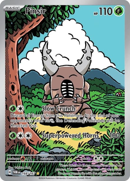 Pinsir - 168/167, SV06: Twilight Masquerade 168/167