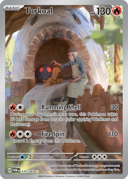 Torkoal - 172/167, SV06: Twilight Masquerade 172/167