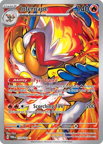 Infernape - 173/167, SV06: Twilight Masquerade 173/167