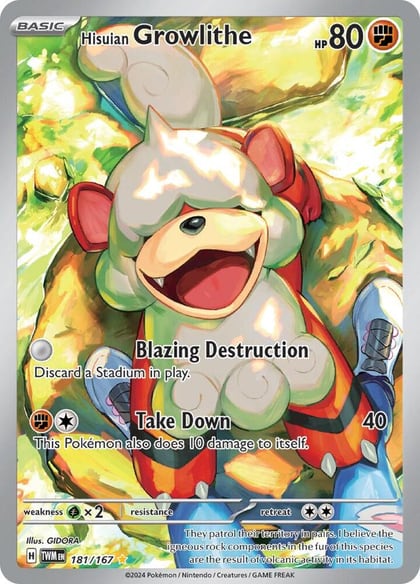 Hisuian Growlithe - 181/167, SV06: Twilight Masquerade 181/167
