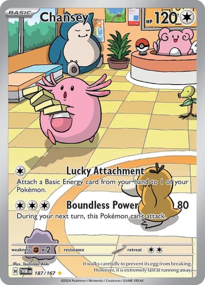 Chansey - 187/167, SV06: Twilight Masquerade 187/167