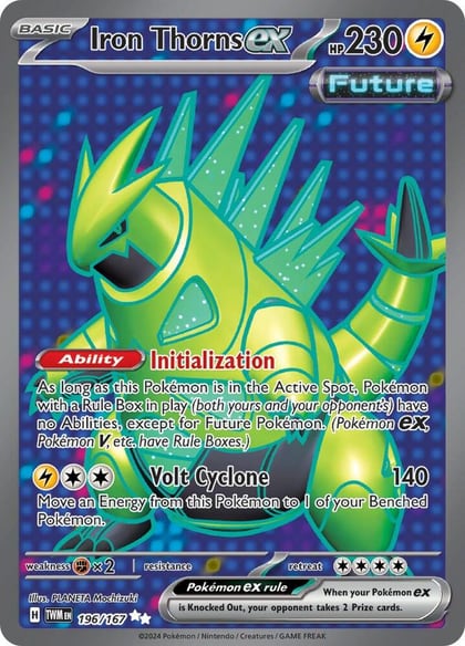 Iron Thorns ex - 196/167, SV06: Twilight Masquerade 196/167