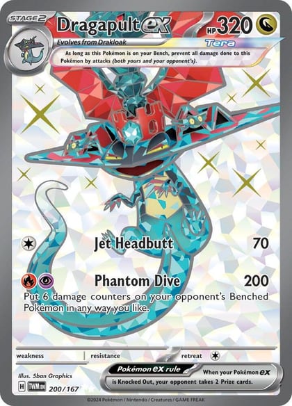 Dragapult ex - 200/167, SV06: Twilight Masquerade 200/167