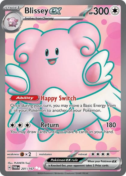 Blissey ex - 201/167, SV06: Twilight Masquerade 201/167