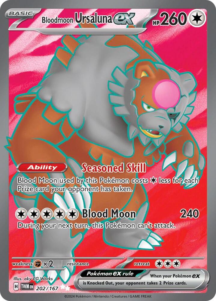 Bloodmoon Ursaluna ex - 202/167, SV06: Twilight Masquerade 202/167
