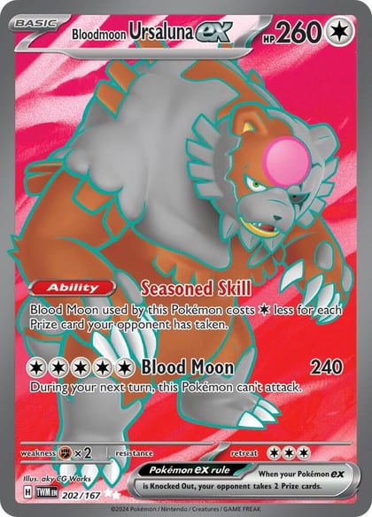 Bloodmoon Ursaluna ex - 202/167, SV06: Twilight Masquerade 202/167