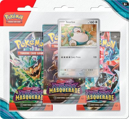 Twilight Masquerade 3 Pack Blister [Snorlax], SV06: Twilight Masquerade P544171