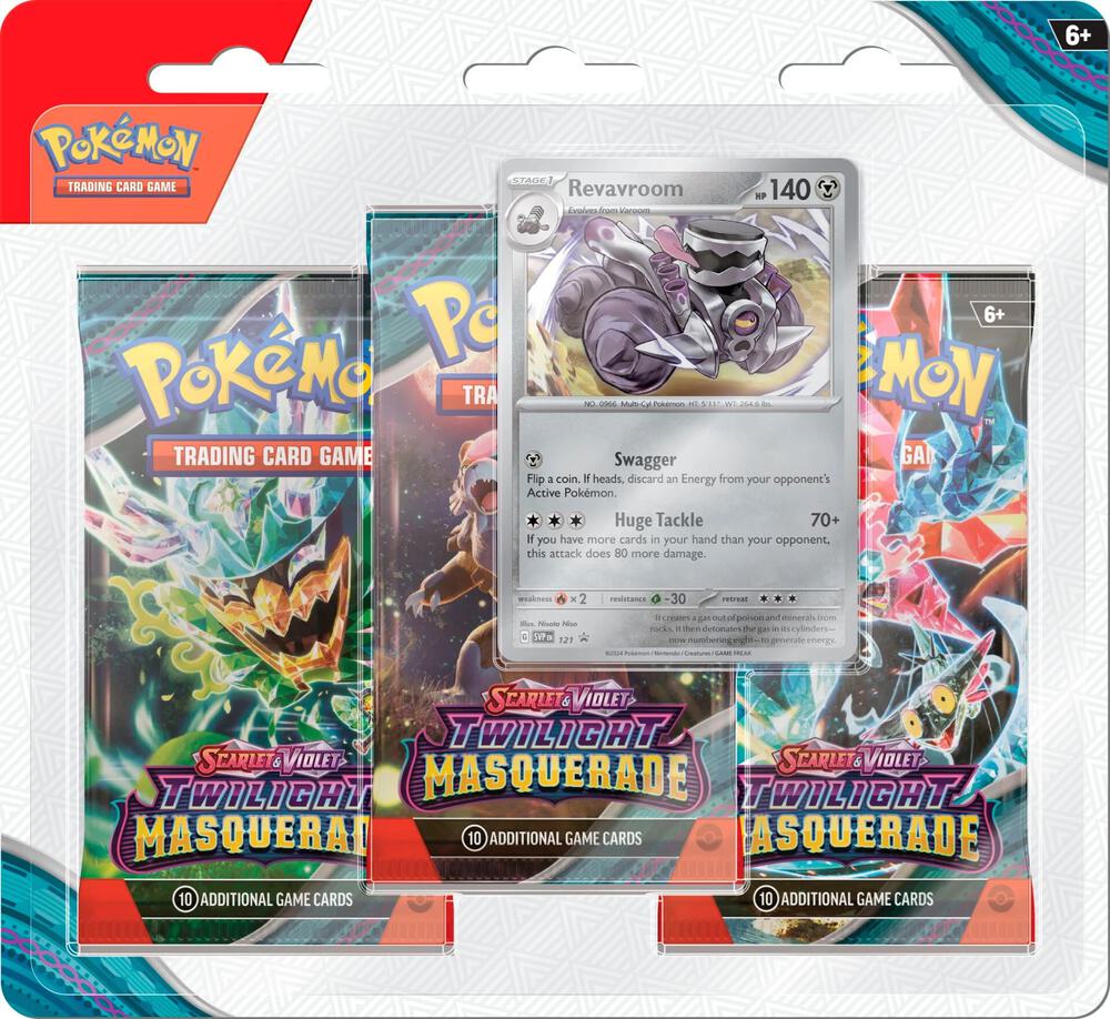 Twilight Masquerade 3 Pack Blister [Revavroom], SV06: Twilight Masquerade P544172