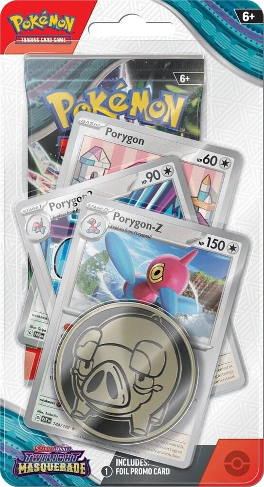 Twilight Masquerade Premium Checklane Blister [Porygon], SV06: Twilight Masquerade P544180