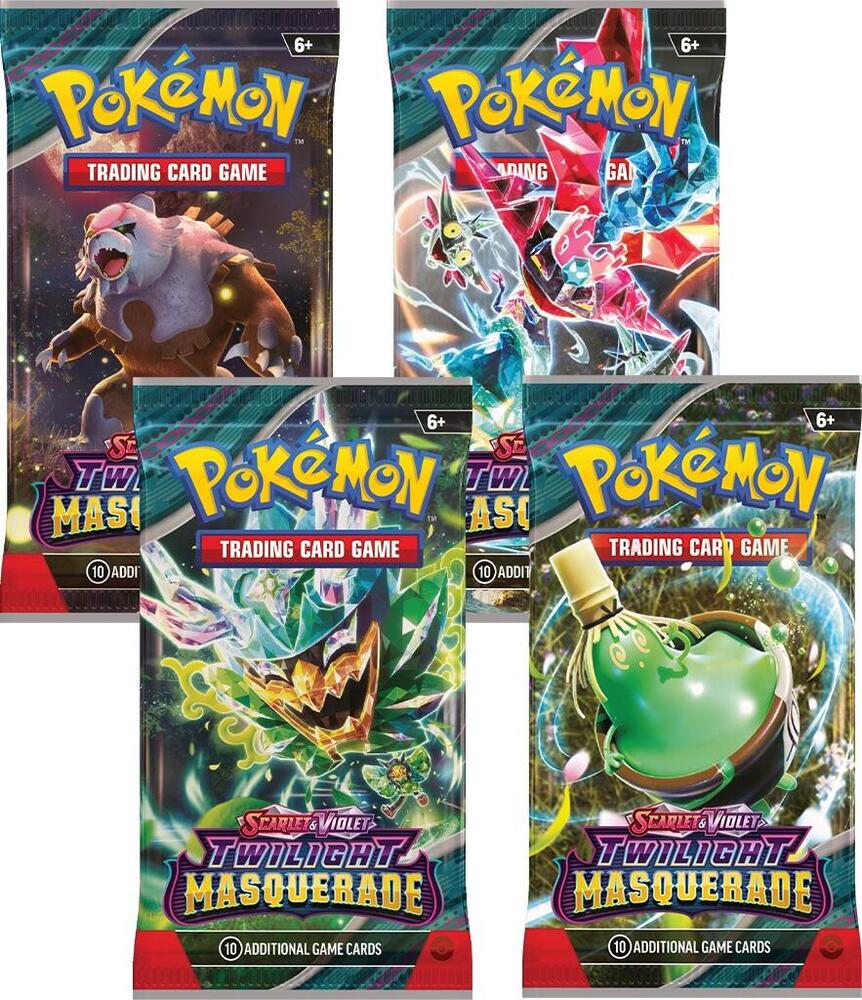 Twilight Masquerade Booster Pack Art Bundle [Set of 4], SV06: Twilight Masquerade P549487