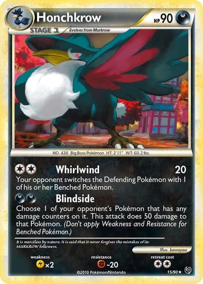Honchkrow (15), Undaunted 15/90