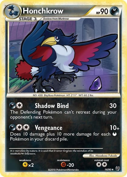Honchkrow (16), Undaunted 16/90