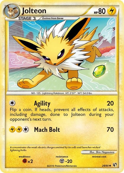 Jolteon, Undaunted 28/90