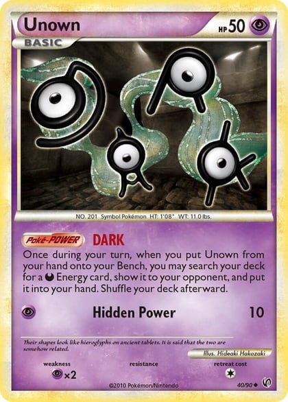Unown, Undaunted 40/90